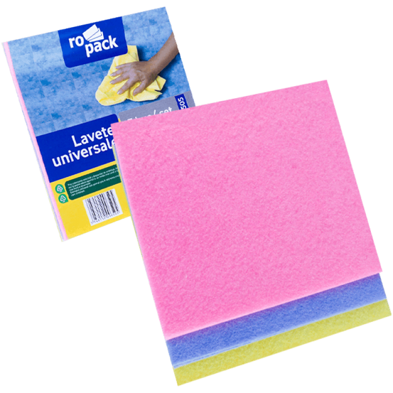 Set 3 lavete universale Ropack 32 x 35 cm